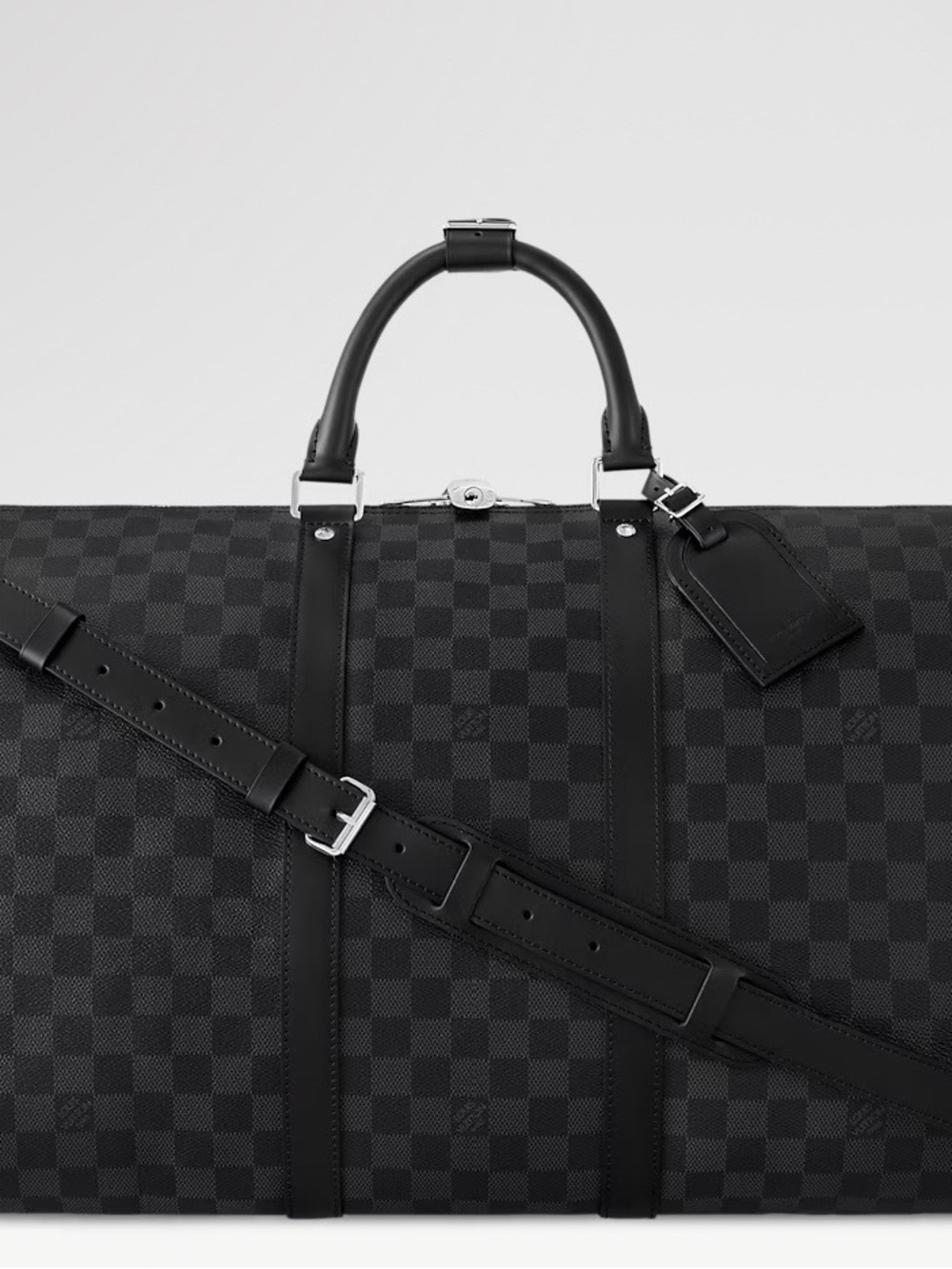 Louis Vuitton Black Damier Graphite Travel Duffel